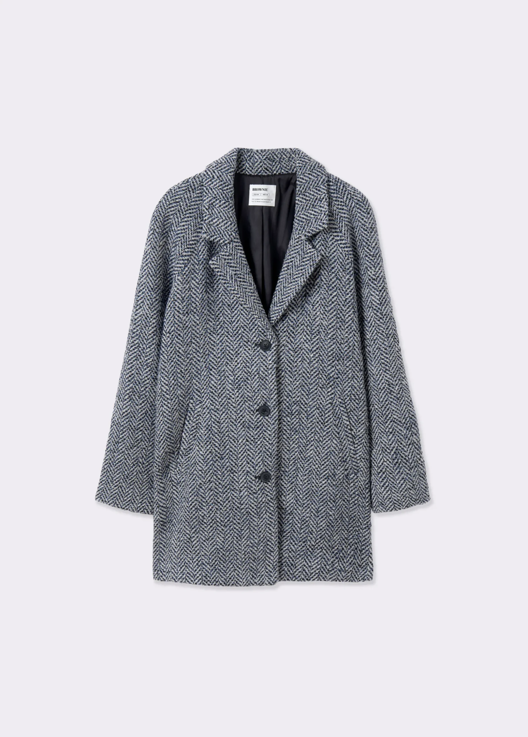 Abrigo espiga textura