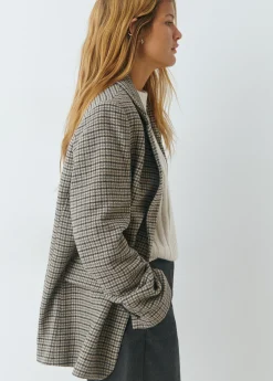 Americana tejido pata de gallo