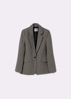 Americana tejido pata de gallo