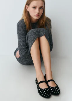 Bailarina terciopelo cristales