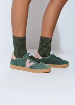 Bamba verde piel colaboración con Victoria