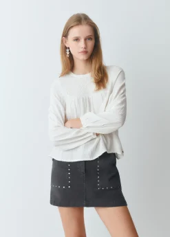 Blusa pecherín smock