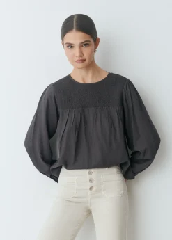 Blusa pecherín smock