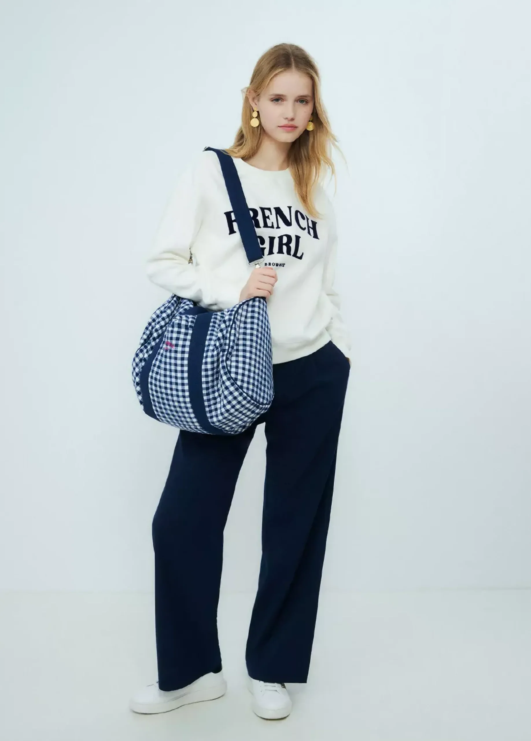 Bolso bowling estampado