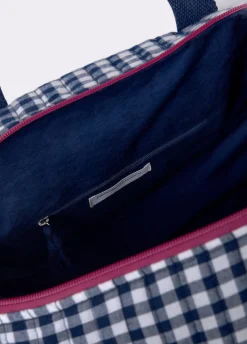 Bolso bowling estampado