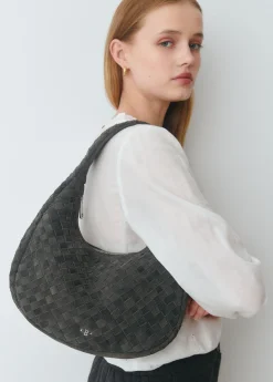 Bolso hombro piel trenzado