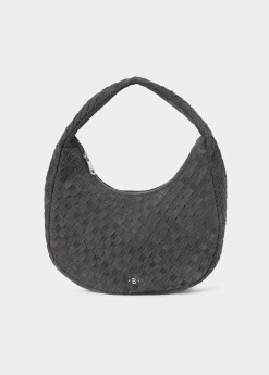 Bolso hombro piel trenzado