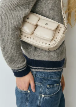 Bolso hombro solapa con bolsillos