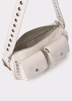 Bolso hombro solapa con bolsillos