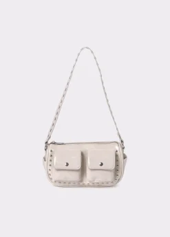 Bolso hombro solapa con bolsillos