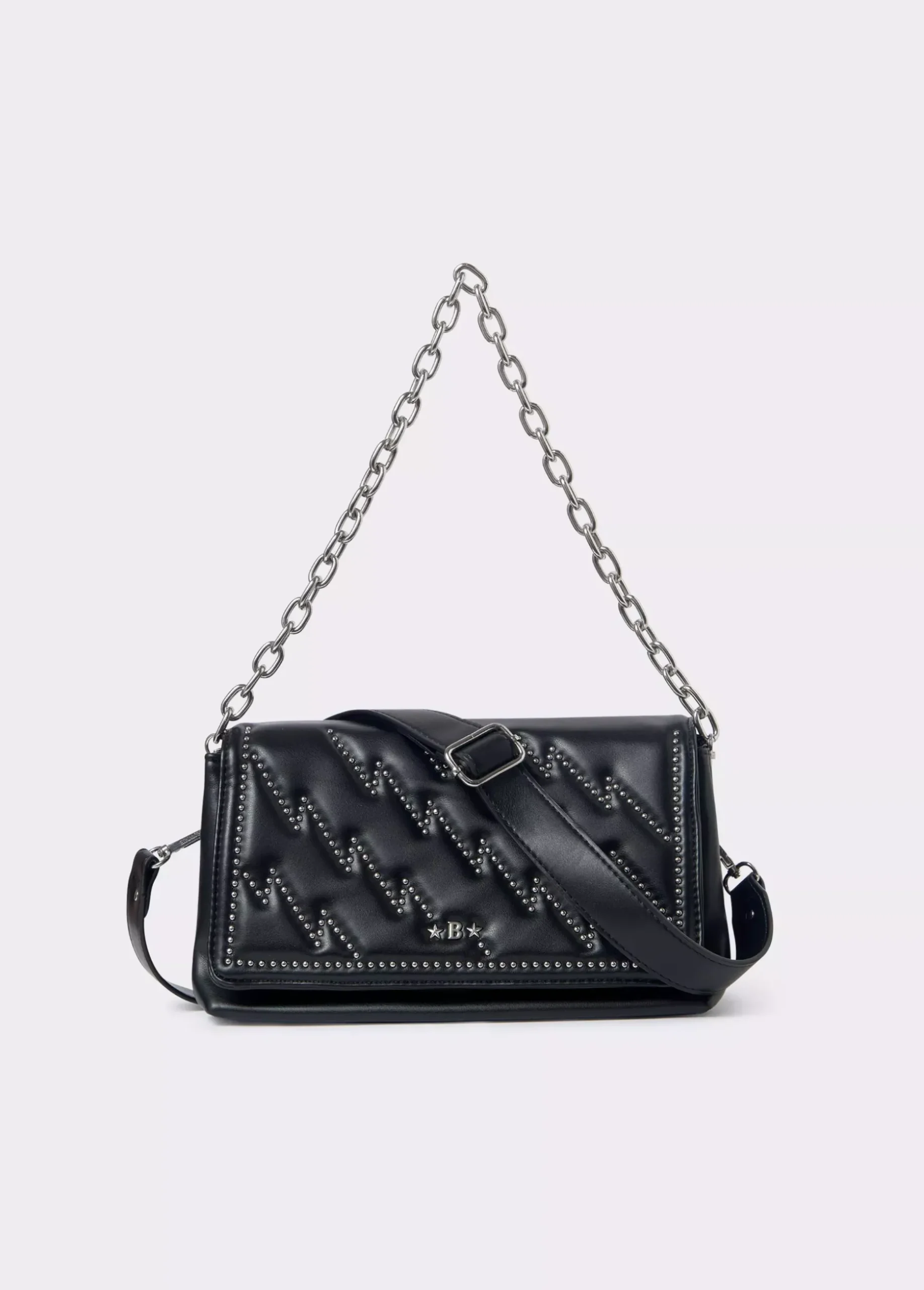 Bolso mediano solapa rayos