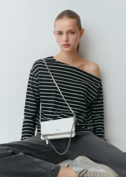 Bolso mini solapa bolitas