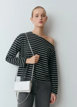 Bolso mini solapa bolitas