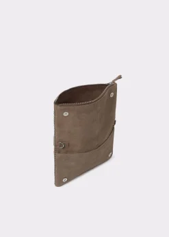 Bolso piel solapa bolitas