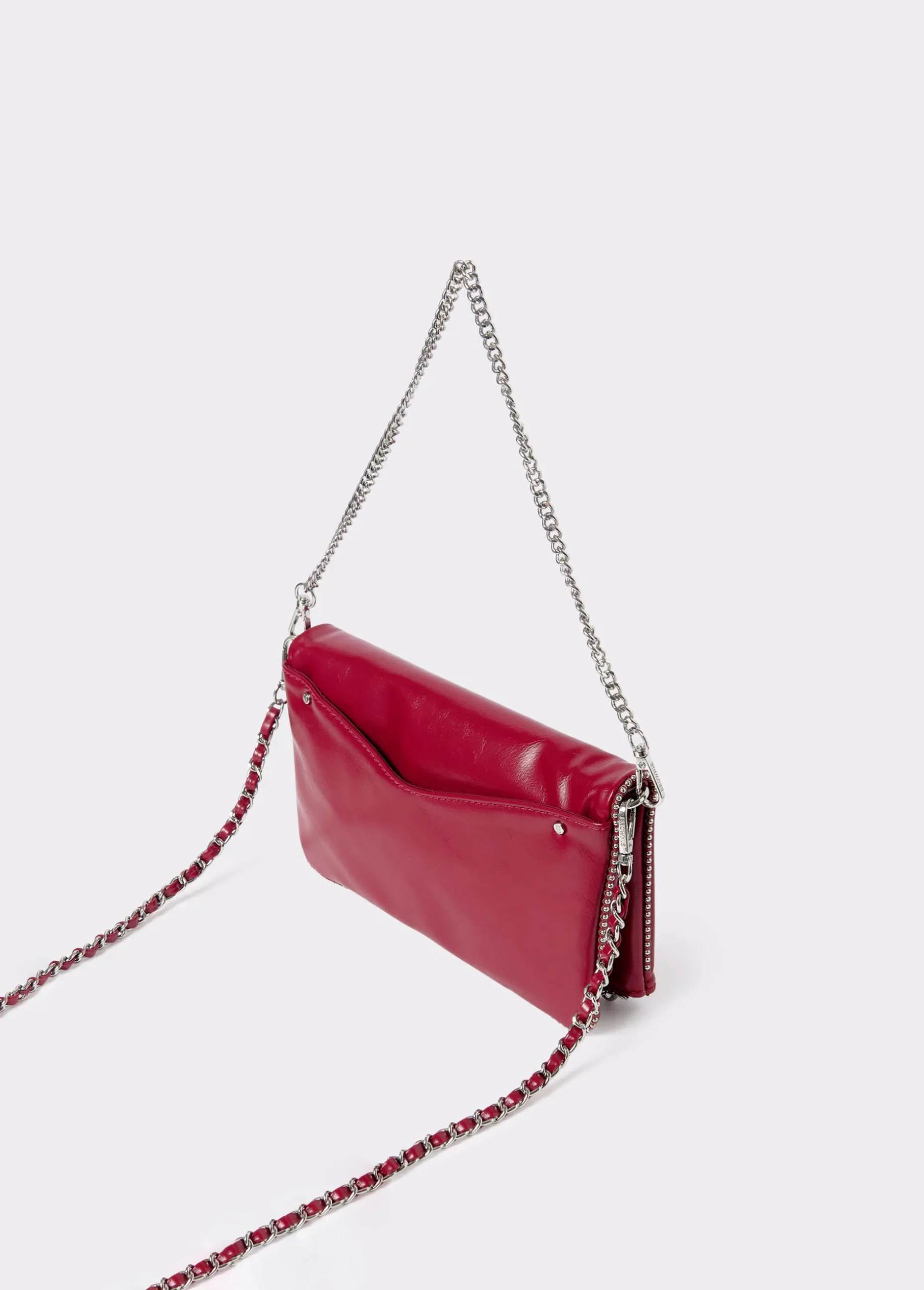 Bolso solapa bolitas