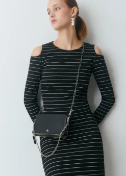 Bolso solapa bolitas