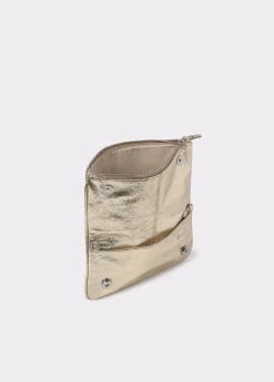 Bolso solapa laminado cadena gruesa