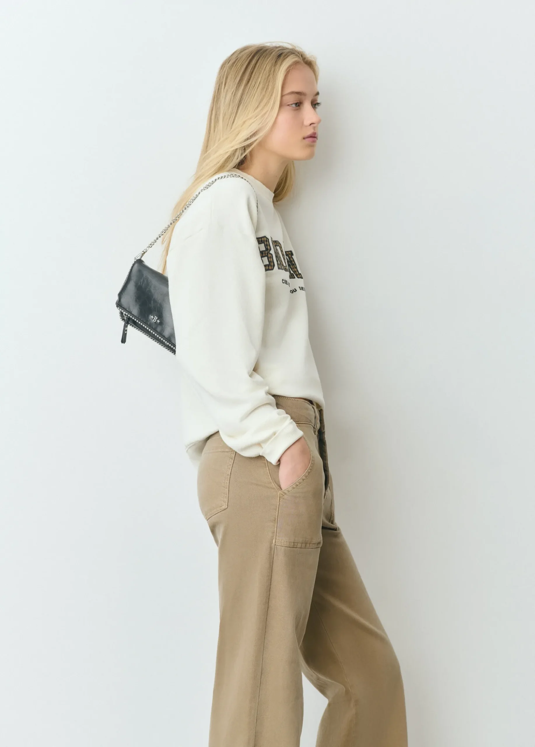 Bolso solapa mini bolitas