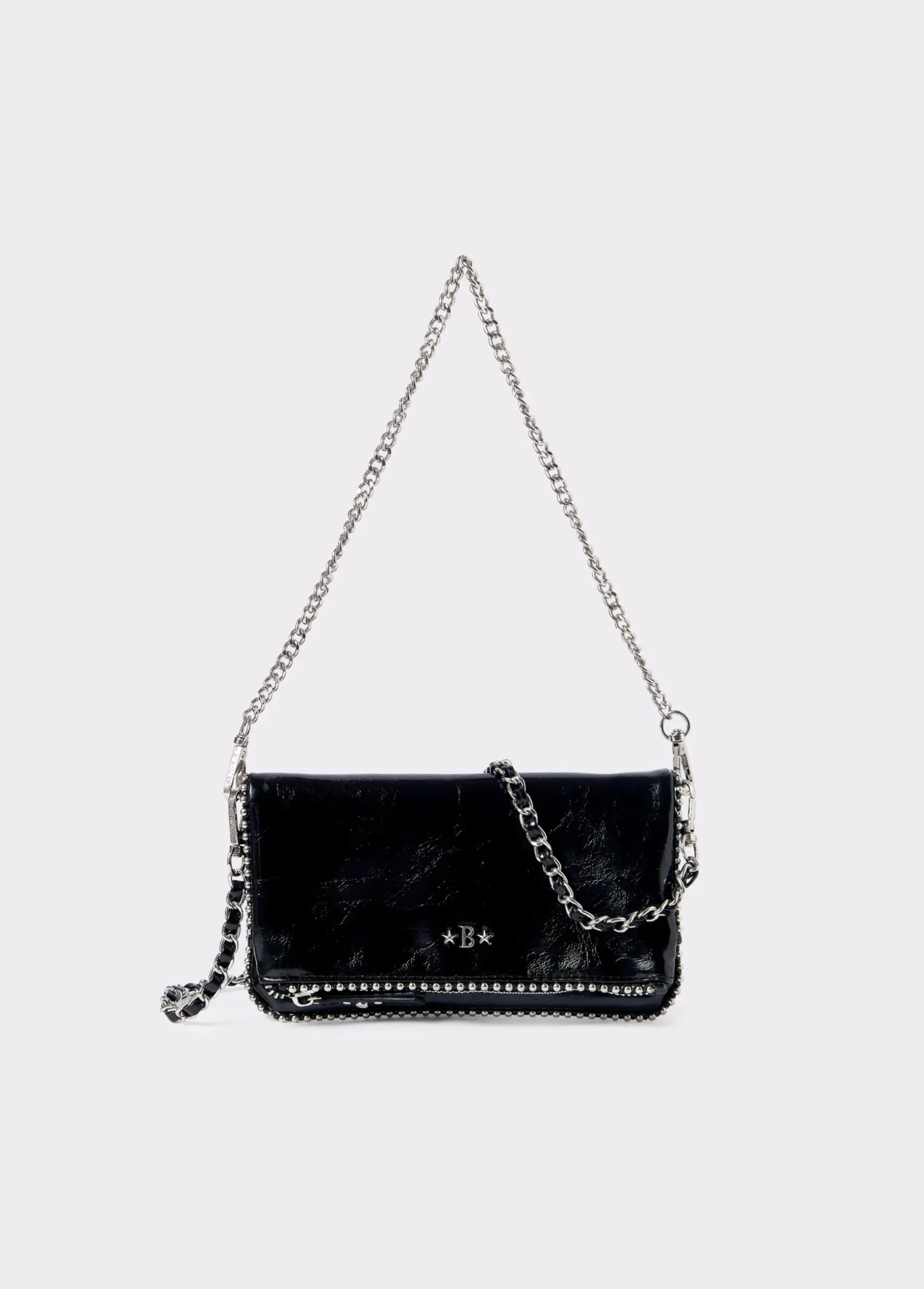 Bolso solapa mini bolitas