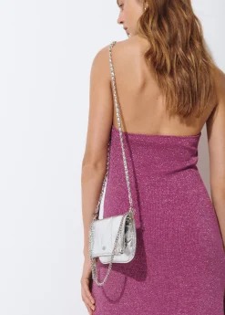 Bolso solapa mini laminado