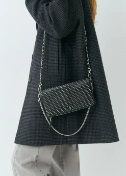 Bolso solapa tachitas