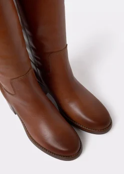 Bota gaucha piel tacón