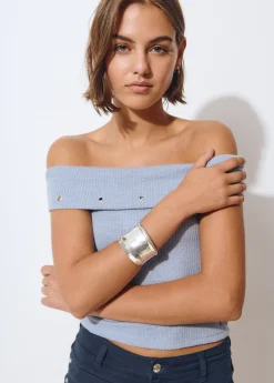 Brazalete rígido grabado