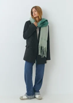 Bufanda gruesa degradada