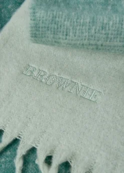 Bufanda gruesa degradada