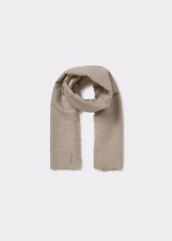 Bufanda lisa melange fina