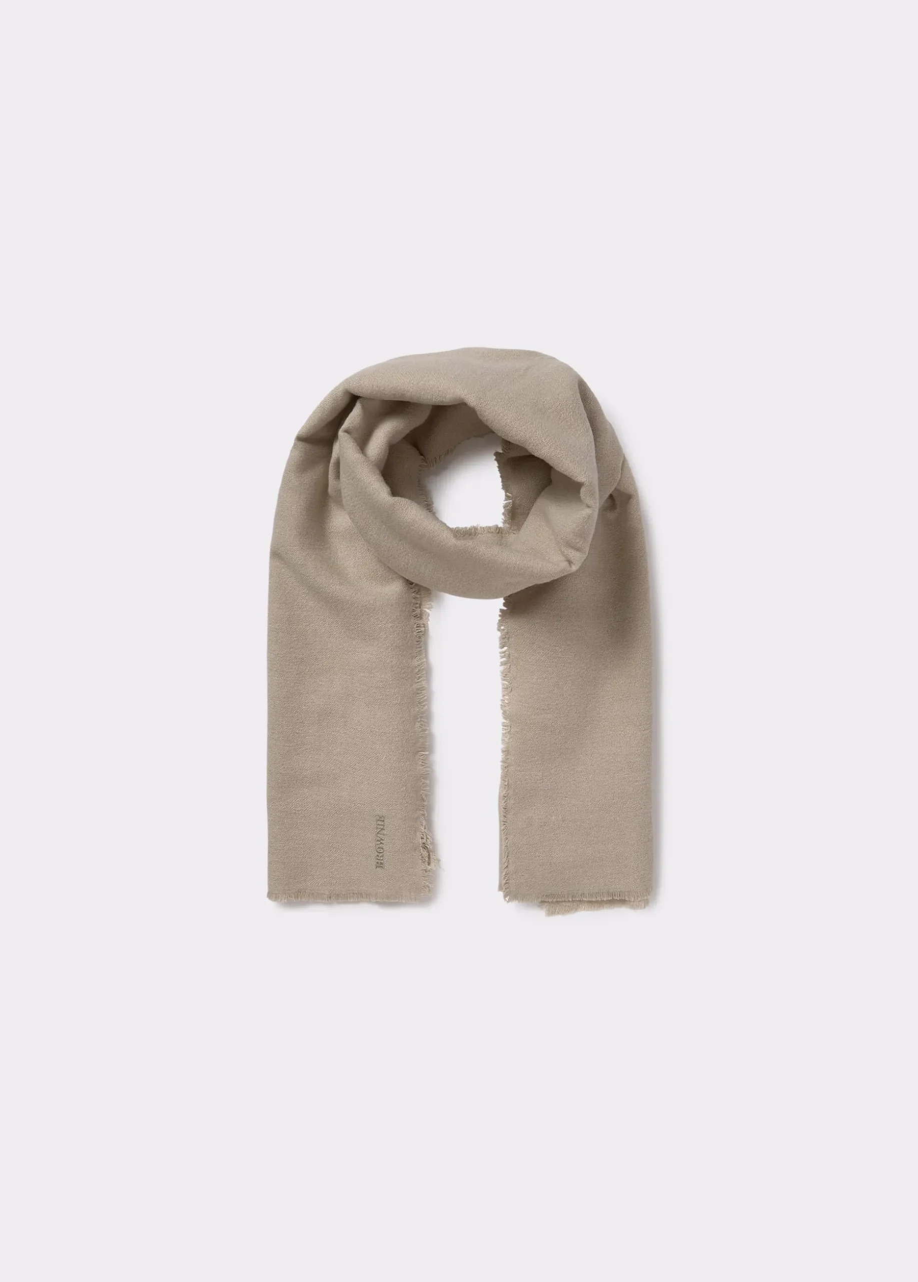 Bufanda lisa melange fina