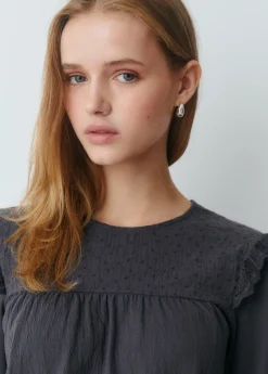 Camiseta combinada plana