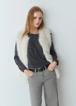 Camiseta combinada plana