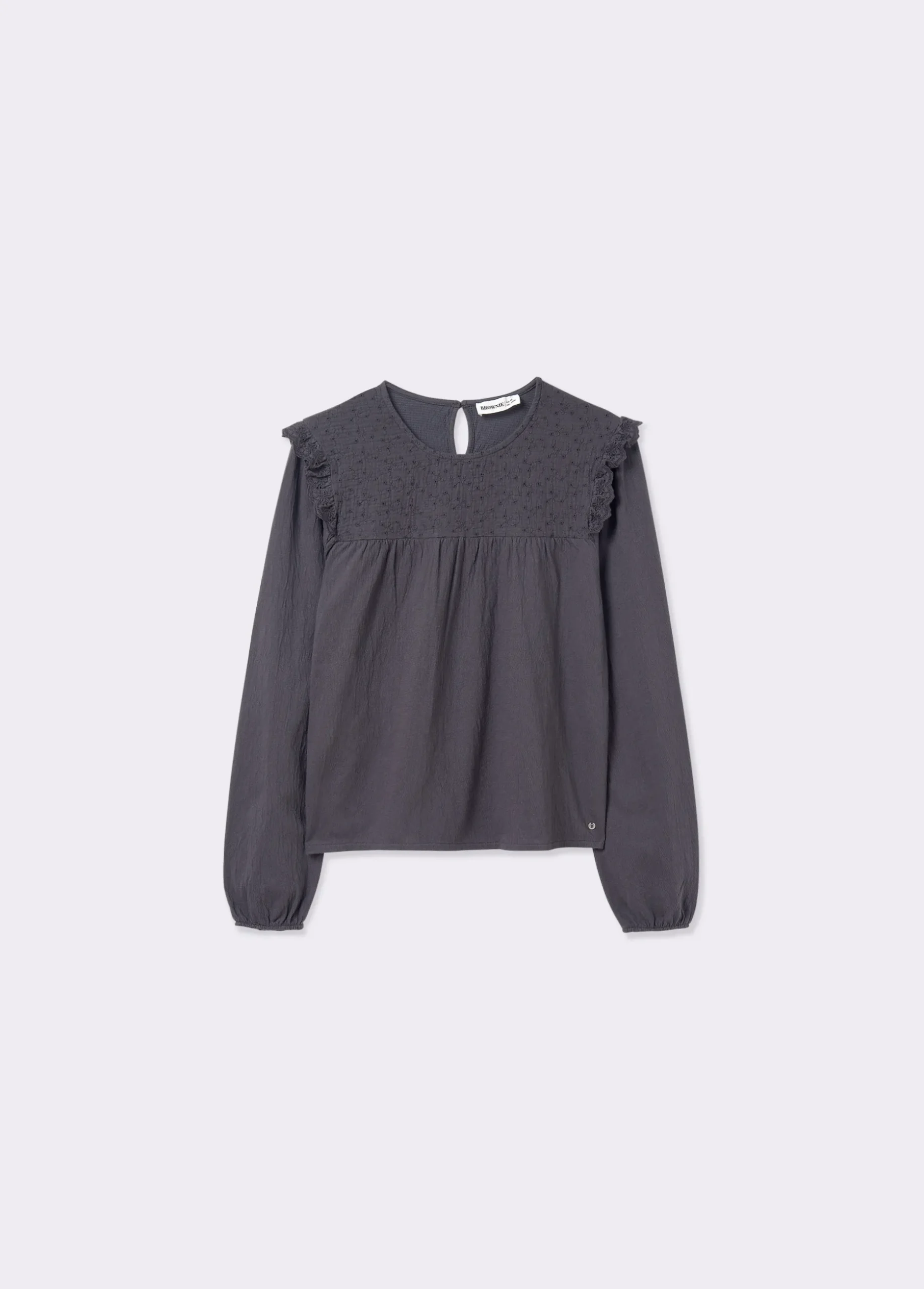 Camiseta combinada plana