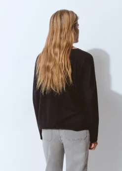 Camiseta lisa manga larga