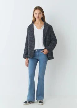 Camiseta manga corta algodón flame botones