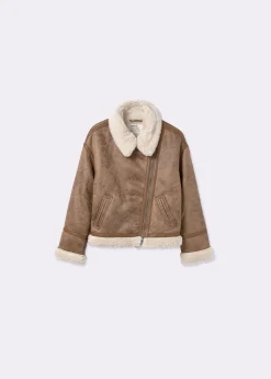 Cazadora doble faz efecto piel