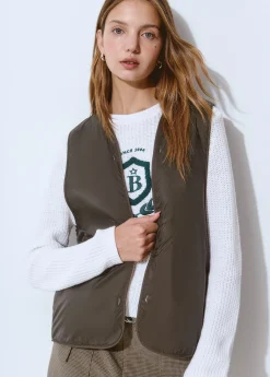 Chaqueta encerada con chaleco borrego extraíble