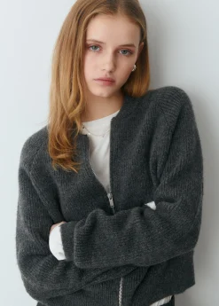 Chaqueta punto bomber