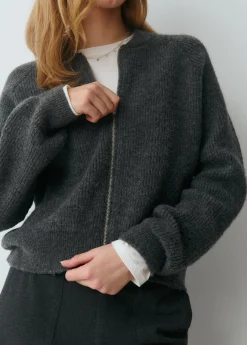 Chaqueta punto bomber