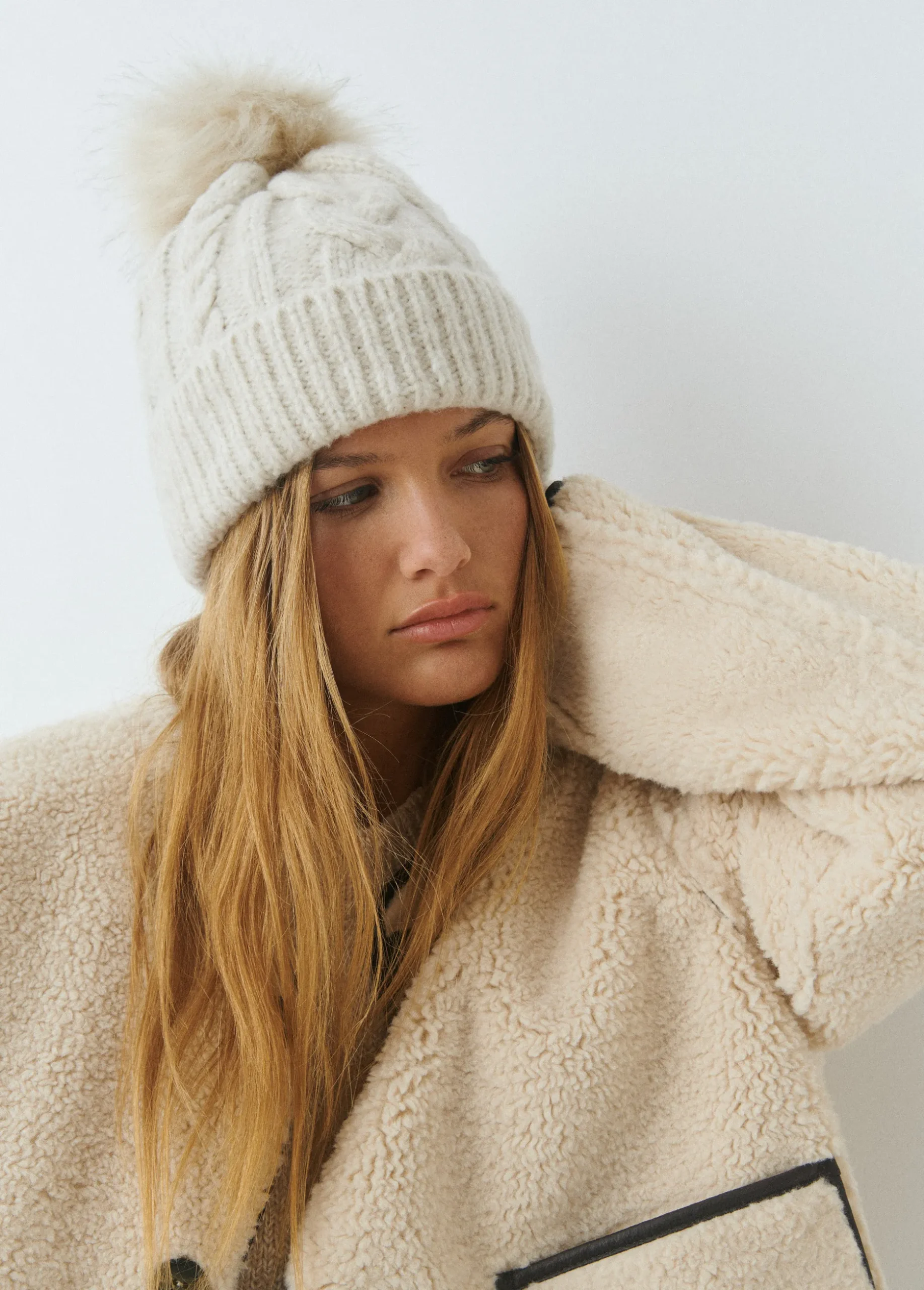 Chaqueta reversible doble faz efecto piel