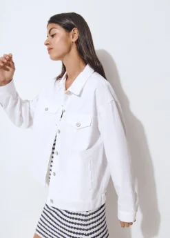 Chaqueta tejana oversize