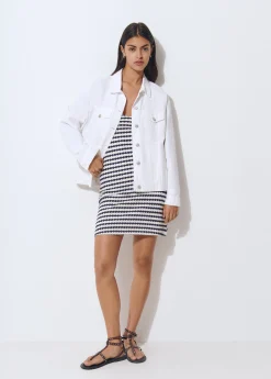 Chaqueta tejana oversize