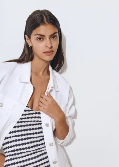 Chaqueta tejana oversize