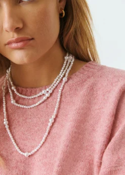 Collar múltiple perlas