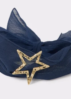 Collar organza estrella