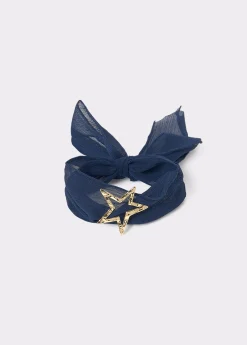 Collar organza estrella