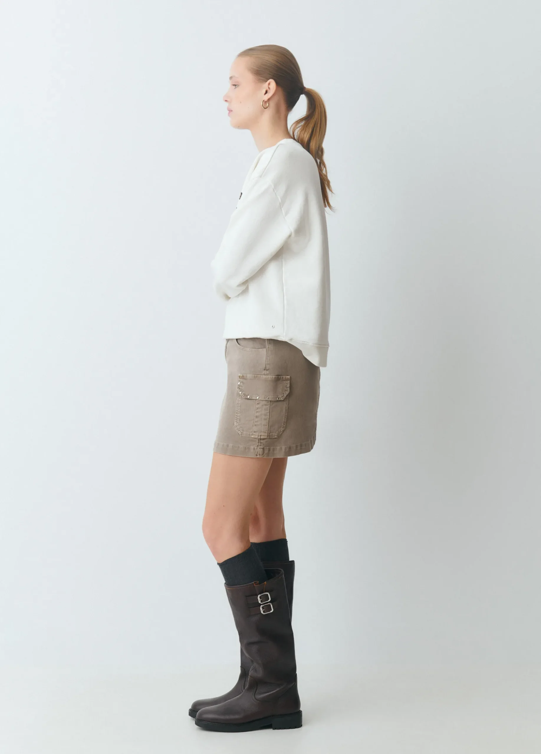 Falda bolsillos cargo