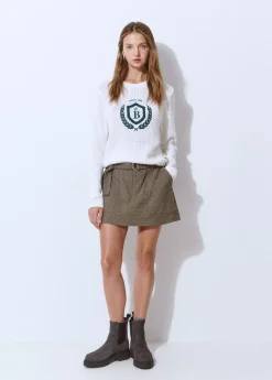 Falda cuadritos mini