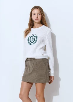 Falda cuadritos mini